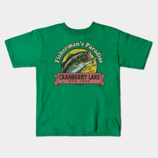 Cranberry Lake Fisherman’s Paradise 1966 Kids T-Shirt